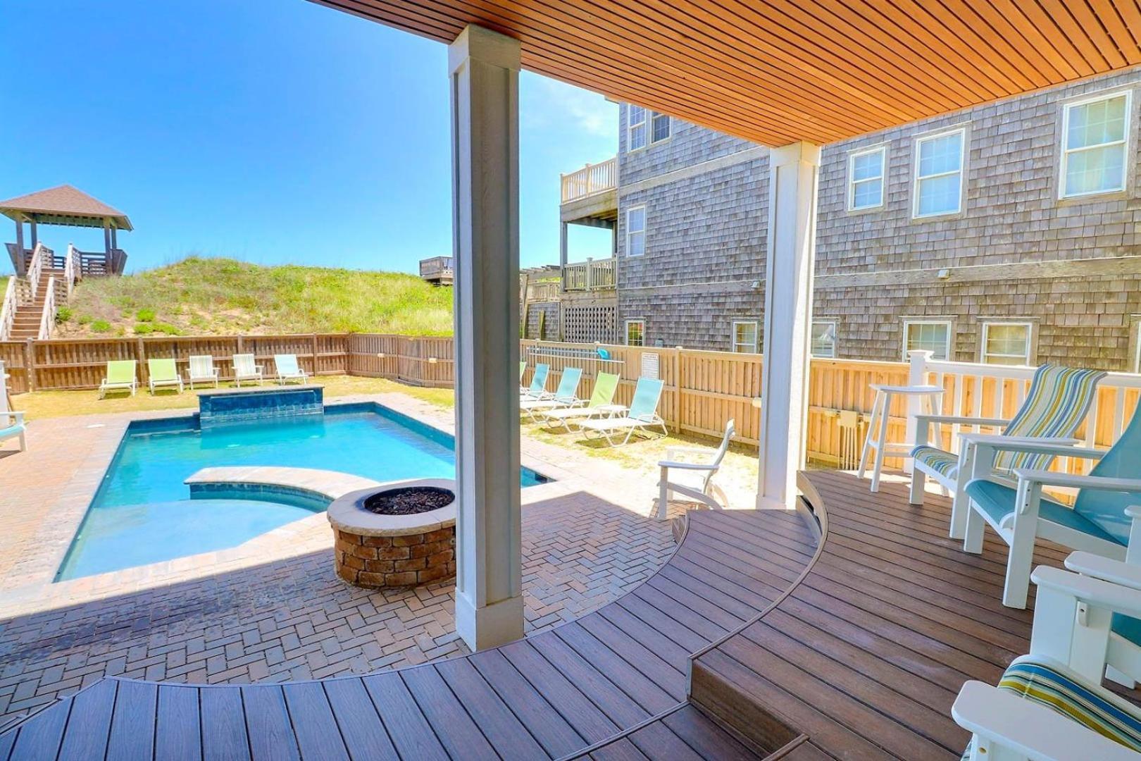 6007 Happy Sol Oceanfront Heatable Pool Villa Nags Head Exterior photo