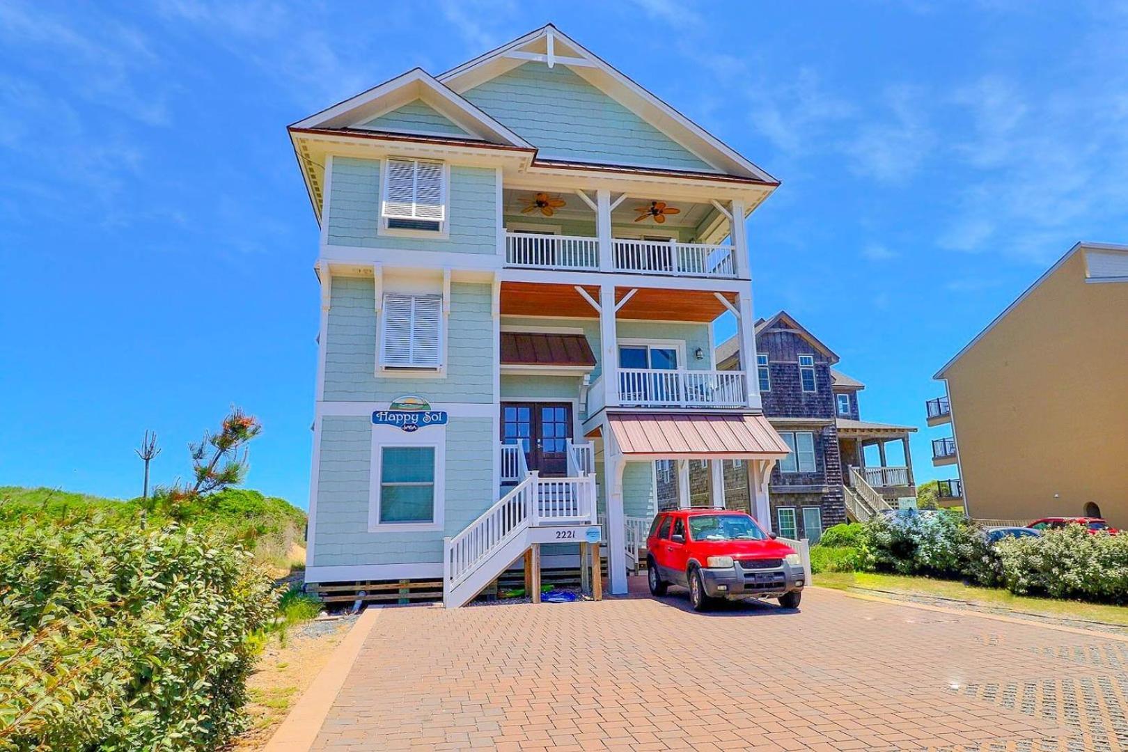 6007 Happy Sol Oceanfront Heatable Pool Villa Nags Head Exterior photo