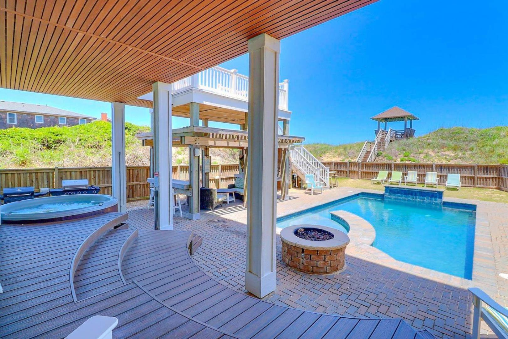 6007 Happy Sol Oceanfront Heatable Pool Villa Nags Head Exterior photo